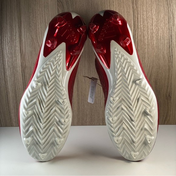 Adidas Adizero 2022 Football Cleats Power Red HP8749 Men’s Size 13 - Picture 9 of 9